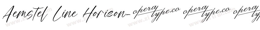 Aemstel Line Horizon字体转换